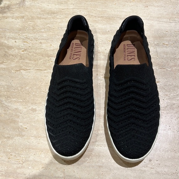 Dunes memory foam sneakers black size 6 New - Picture 2 of 7